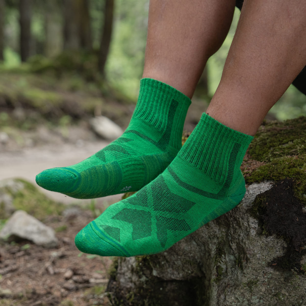 Hiking - Green Low-Cut (1 pair)