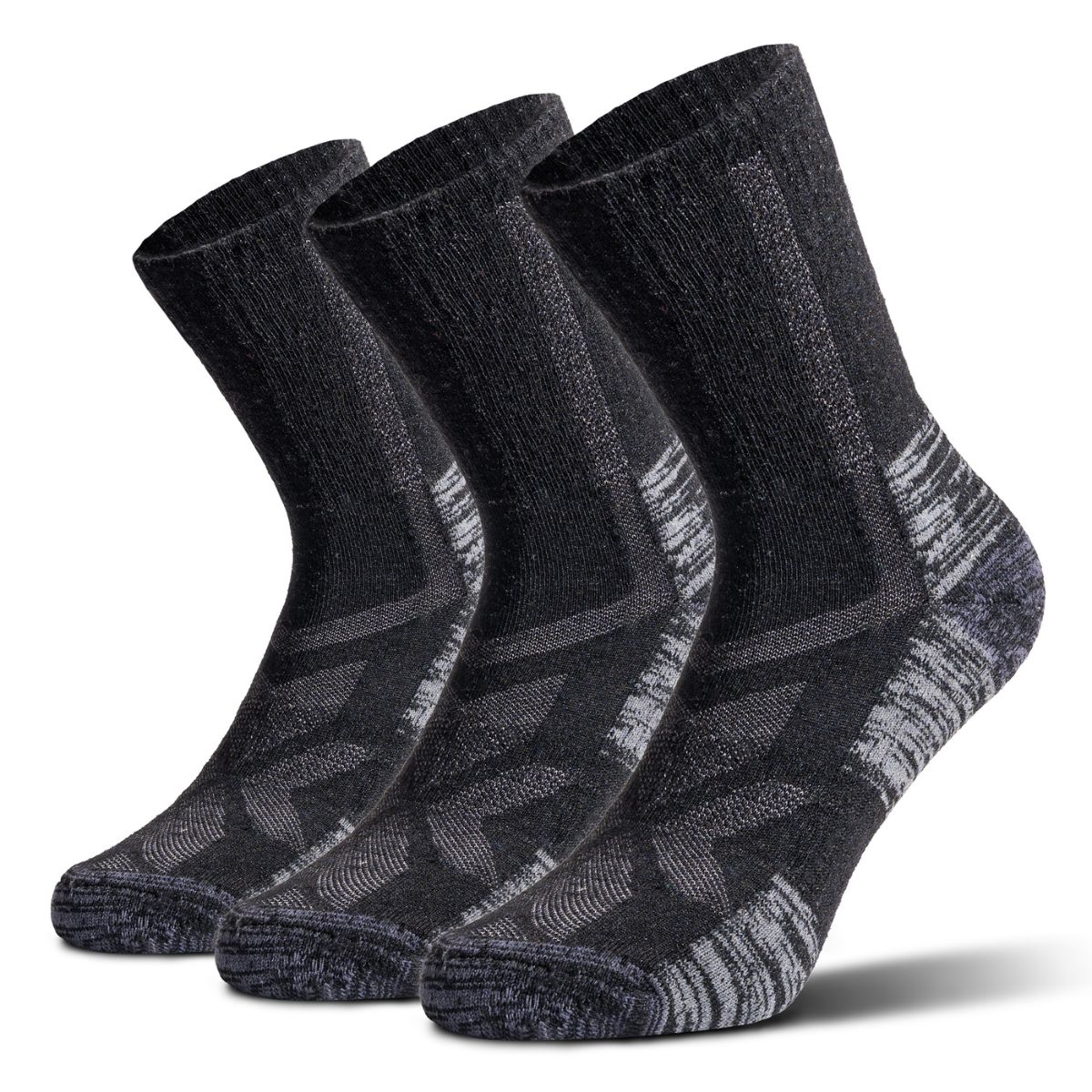 Hiking - Black (3 pairs)